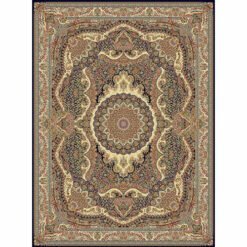 فرش نگین مشهد ۷۰۰ شانه کد ۲۵۸۰ سرمه ای