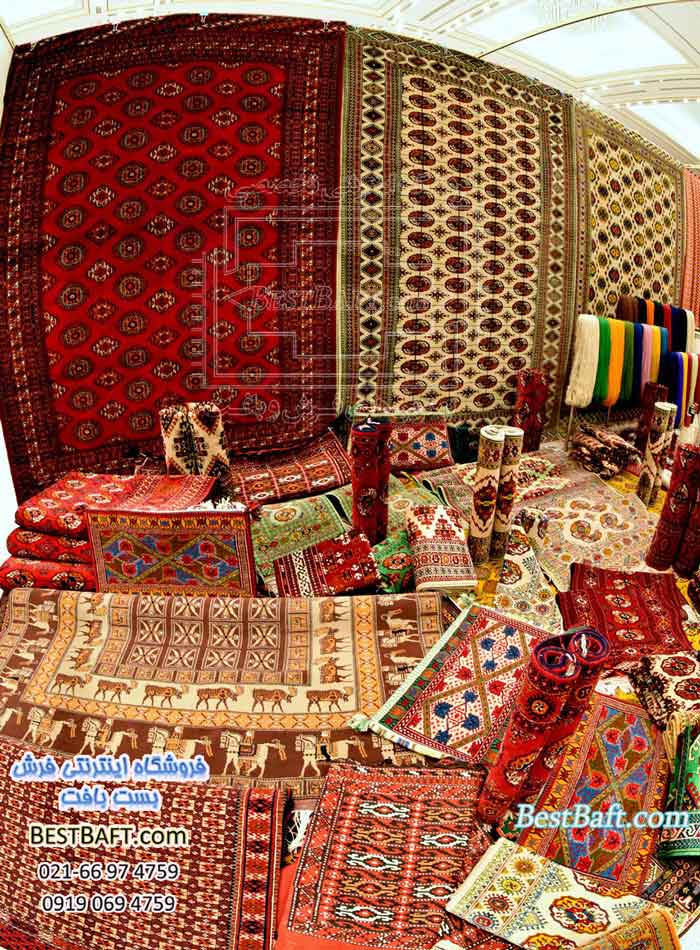 قیمت فرش ترکمن ماشینی