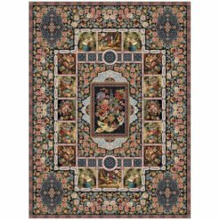 فرش نگین مشهد ۱۰۰۰ شانه کد ۱۰۰۷ کرمی باغ ارم