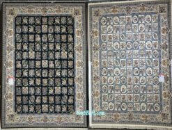 فرش نگین مشهد ۱۲۰۰ شانه کد ۱۲۱۲ سرمه ای