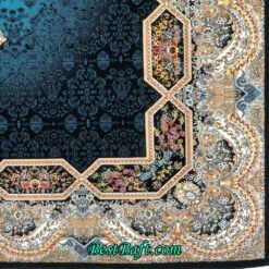 فرش کاشان هالیدی ۷۰۰ شانه سرمه ای