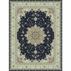 فرش نگین مشهد ۱۲۰۰ شانه کد ۱۲۱۴ سرمه ای