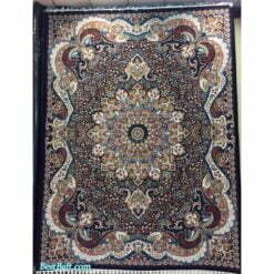 فرش مشهد ۷۰۰ شانه کد ۷۰۲۰۸۰ سرمه ای