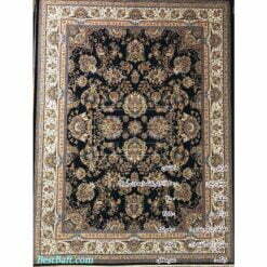 فرش کاشان یاشار سرمه ای ۷۰۰ شانه