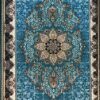 فرش مشهد ۷۰۰ شانه کد ۸۷۲۳۶۴ هیوا آبی