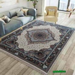 فرش مشهد ۷۰۰ شانه کد ۷۲۲۲۱۵ کرمی