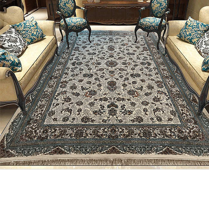 فرش مشهد ۷۰۰ شانه کد ۷۲۲۱۳۰ افشان کرم