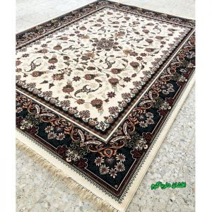 خرید فرش کاشان افشان هلما۷۰۰ شانه کرمی