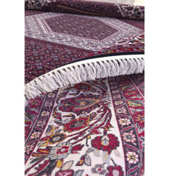 فرش کاشان لاکی رنگ