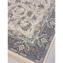 فرش کاشان 700 شانه کرم رنگ