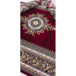 فرش کاشان لاکی رنگ