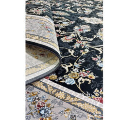 فرش کاشان سرمه ای