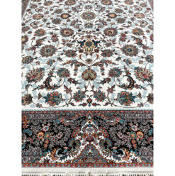 فرش کرم رنگ کاشان