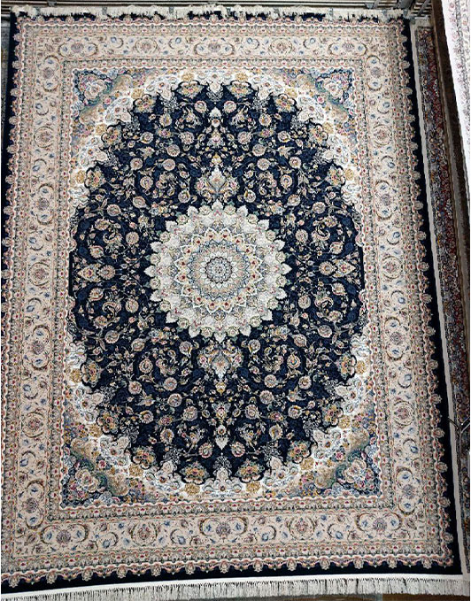 فرش مشهد 814007 کاربنی